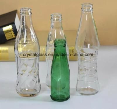 High Carbonated Beverage Glass Bottle with Crown Cap