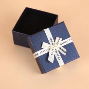 Bowknot Jewelry Box Square Jewelry Packaging Bracelet Box Paper Packaging Box