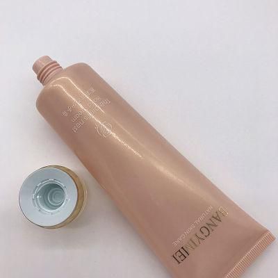 Hand Cream Tube with Flip Top Cover for Cosmetic Plastic