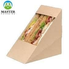 Disposable Customized Triangle Sandwich Packaging Box