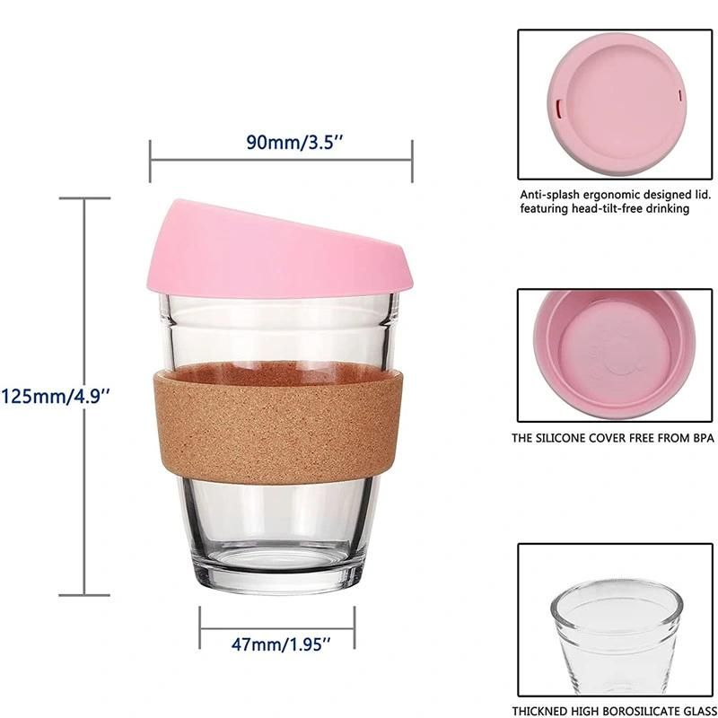 Wholesale Heat Insulation Cork Cup Cover Non-Slip Cork Cup Sleeve Cork Cup Holders