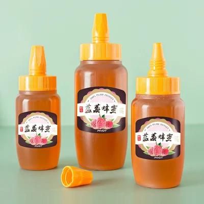 250g 500g 1000g Plastic Honey Syrup Ketchup Jam Hot Fill Beverage Squeeze Bottle