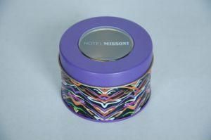 Colourful Round -Window Tin Box-Nc2568c