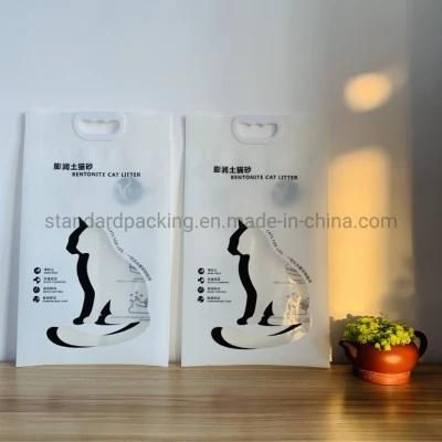 Wholesale Biodegradable Lower Price 6L 8L 10kg Tofu Cat Litter Sand PE Plastic Packaging Bag