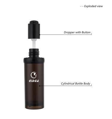 20ml 30ml Amber PETG Essential Oil Cosmetic Dropper Bottle