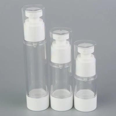 in Stock 15ml 30ml 50ml Mini Atomizer White Head Mist Airless Spray Bottle Packaging Cosmetic Airless Pump Bottle for Oil