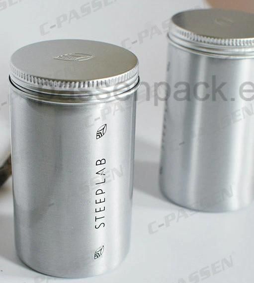 Wholesale Aluminum Jar Canister for Food Tea Coffee