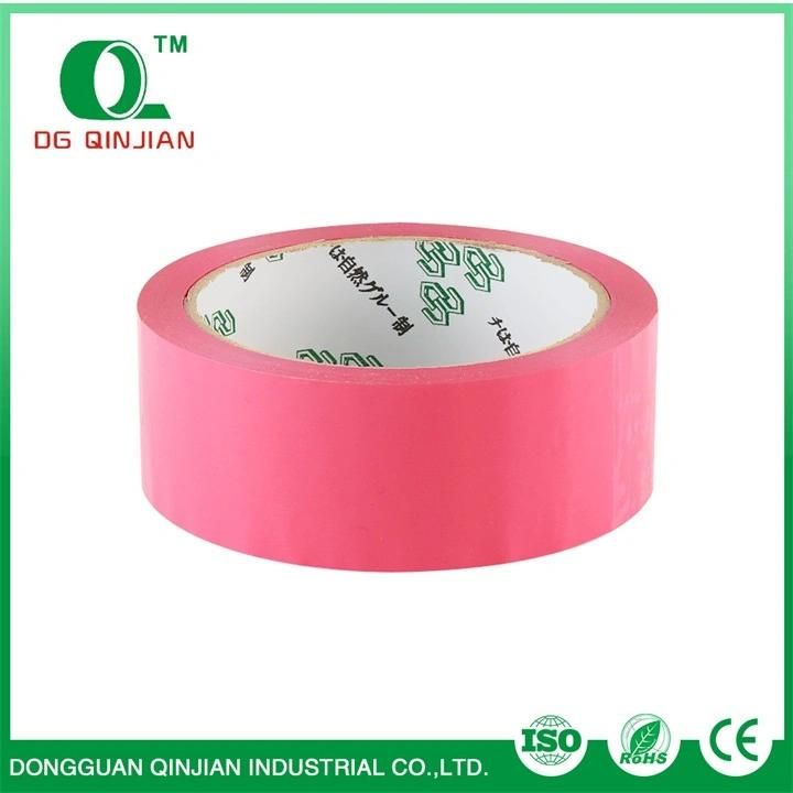 Logo Printed Adhesive Pink BOPP Packing Tape