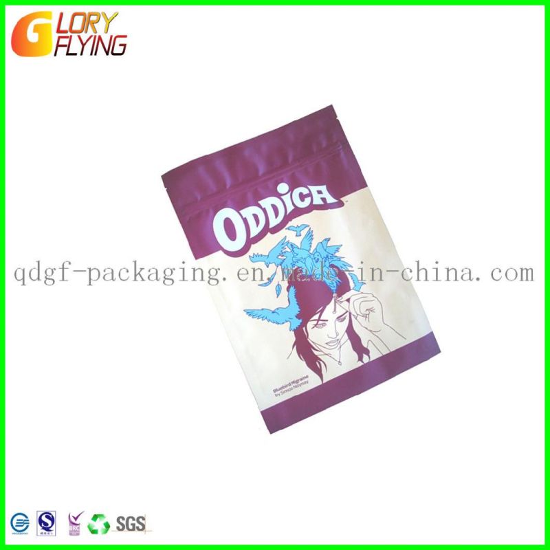 Garment Packaging Bag with Pearlized Film and Round Hole on Top
