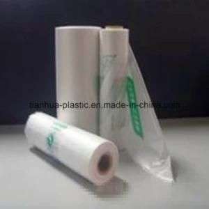 HDPELDPE Flat FoodPacking Bags on Roll with Paper Core