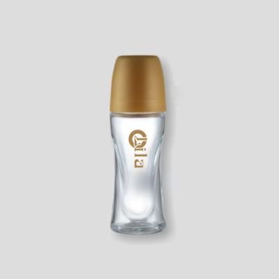 Free Sample Clear Empty Wholesale Cosmetic Packaging Glass Bottle Glass Roller for Deodorant Personal Care