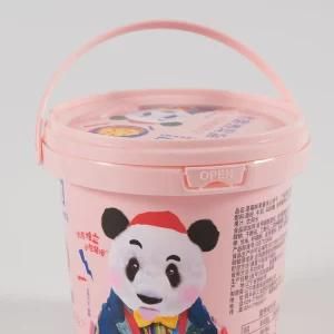 Popular ODM/OEM Disposable PP Bucket Container Box with Lid Custom Logo