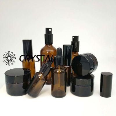 Spray Essential Oil Bottle with Brown Glass in 100 Ml