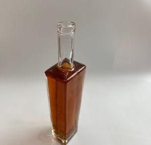 350 Ml 500 Ml 750 Ml 1000 Ml High-Grade Tequila Brandy Whisky Rum Glass Bottle with Lid.