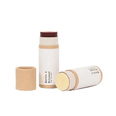 Empty Cardboard Solid Perfume Deodorant Paper Tube