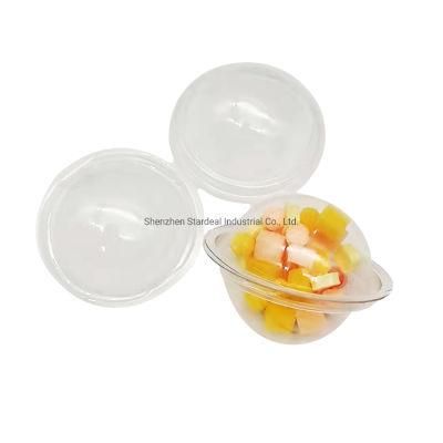 Clear Plastic Round Mold Bath Bomb Clamshell Blister