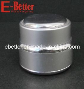 30g Silver Aluminum Cosmetic Jar (JA-5-1 30G)