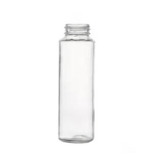 Hot Selling High Quality Round Clear Beverage Wide-Mouth Wholesale Glass Bottle for Juice