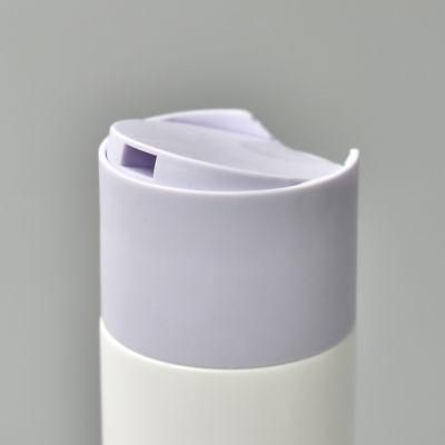 Empty 200ml 250ml 300ml HDPE Plastic Cosmetic Shampoo and Conditioner Packaging Bottle with Disc Top Cap