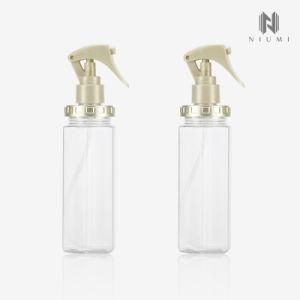 200ml Pet Bottle Hexagon Plastic Bottle with Trigger Spray Customized Color and Volume
