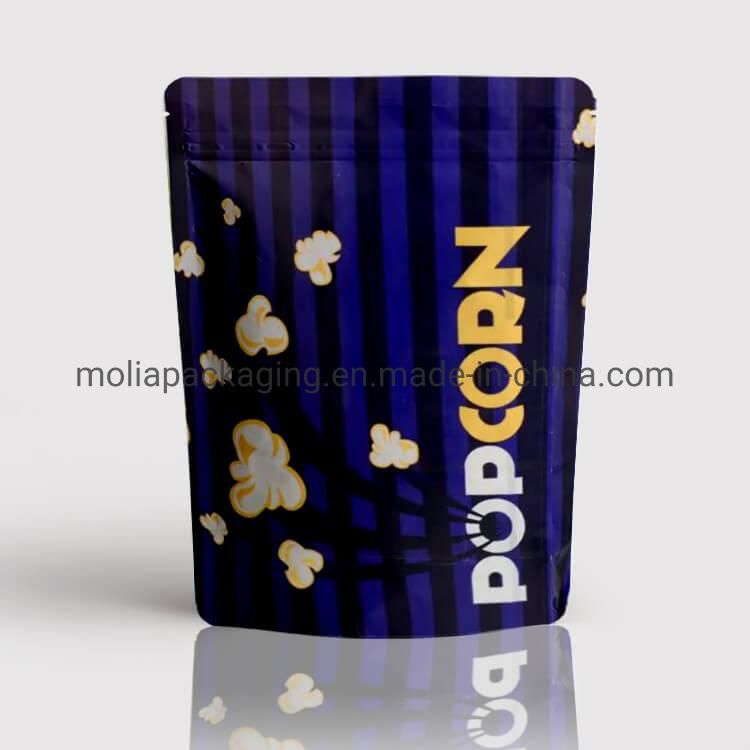 Customized Logo Printed Matte Color Food Grade Resealable Stand up Plastic Packaging Doypack Zipper Food Packaging Bag