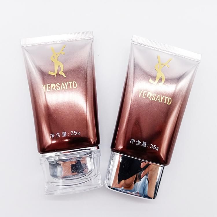 Empty Cosmetic Plastic Tube for Bbcc Cream Plastic Flat Tube