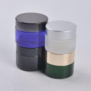 15g Wholesale Small Capacity Round Shape Cosmetic Packaging Aluminum Jar with Glass Inner