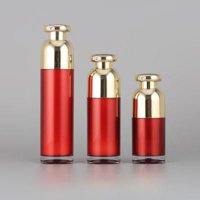 Luxury Cosmetic Packaging 15ml Airless Pump Bottle 15ml 30ml 50ml 100ml Plastic Lotion Bottle