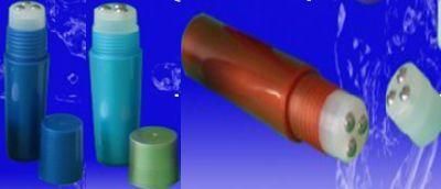 Three Roll-on Plastic Bottle with Steel Ball