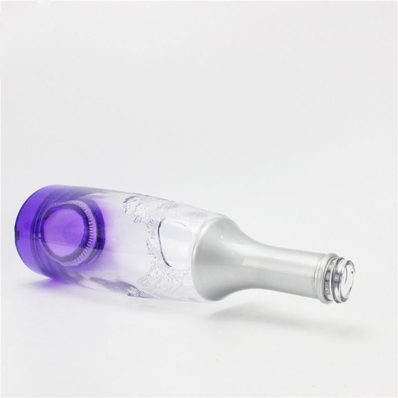 750ml Spirit Liquor Vodka Whisky Water Glass Bottle High Flint Clear Color