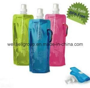 Outdoor Using Fold up Water Pouch for Juice, Wine, Water Packaging
