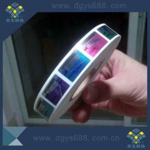 Anti-Counterfeiting Custom Made 3D Label in Roll