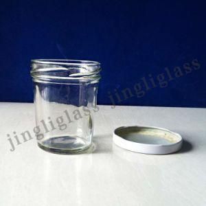 Wide Mouth Glass with Metal Cap/ Glass Jar
