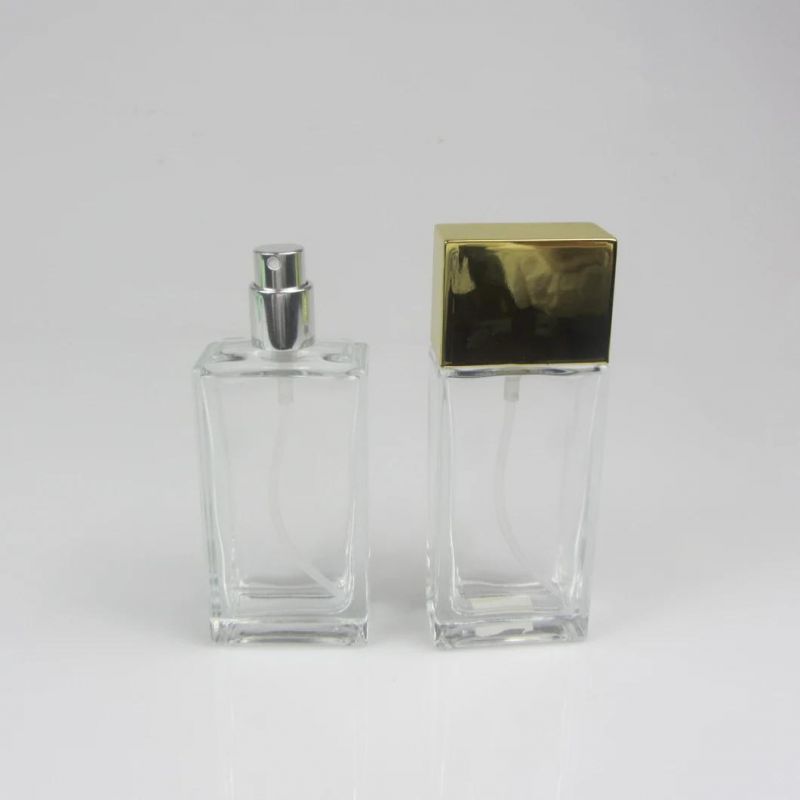 50ml Square Perfume Glass Bottles for Men
