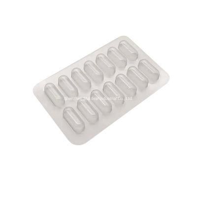 Factory Supply 14 Holes Clear Capsule Plastic Blister Tray