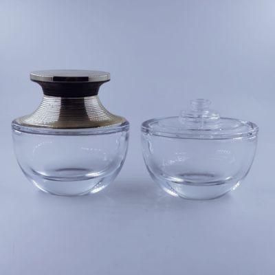 100ml Latest New Design Perfume Glass Cosmetic Bottle with Pump Jdcg031
