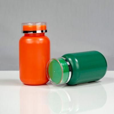 Hot Sale High Density Empty Oxygen Resistance Colorful Matte Skin HDPE Plastic Bottle