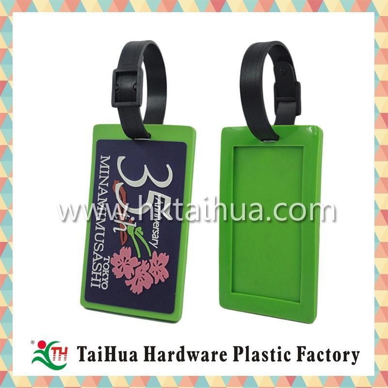 Wholesale 3D Eco Friendly PVC Luggage Tag with Thx-005