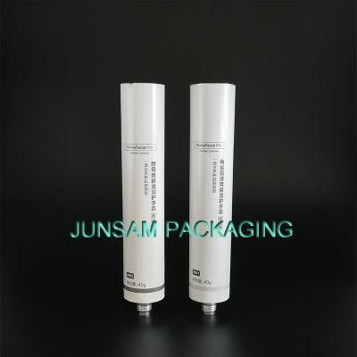 Lubricant Glue Tube Pure Aluminum Long Nozzle Open Orifice Cosmetic Packaging Recyclable Environment Protection