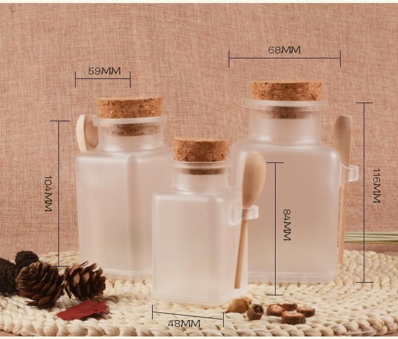 Wholesale Airtight Storage ABS Cosmetic Bottle with Spoon