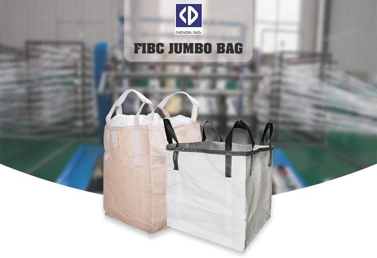 1000 and 1500kg with Closing Top Side and Straps Lifting Jumbo FIBC Bulk Big Container PP Bags