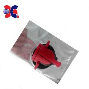 Custom Top Quality Butterfly Valve 5L Wine Bib Bag in Box