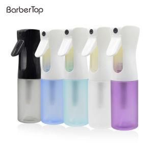 200ml Nice Blue Eco-Friendly Empty Spray Bottle Fine Mist Pet Plastic Trigger Continuous Barber Hair Care Spray Bottle