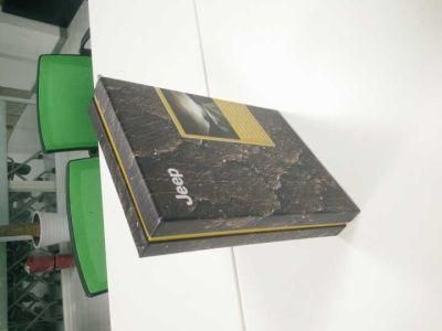 Brown and Yellow Flat Paper Carton Box for Shirt Packing