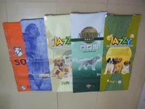 Resealable Quad Seal Slider Frosted Zipper Pet Food Bags 12kg 15kg 20kg 25kg Dog Food Packaging Bag