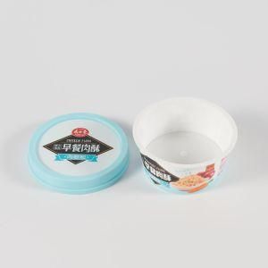 Professional Round Plastic PP Packaging Container Box with Lid for Food