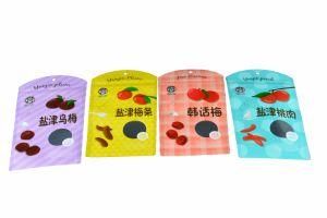 Colored Plastic Flexible Flat Zipper Packaging Bag