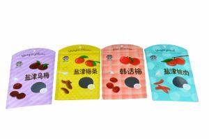 Colored Plastic Flexible Flat Zipper Packaging Bag