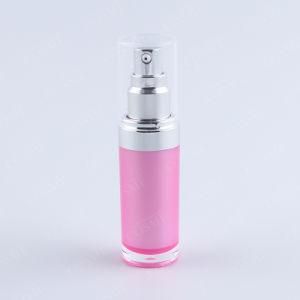 Plastic Clear Airless Bottle for Cosmetic Packaging