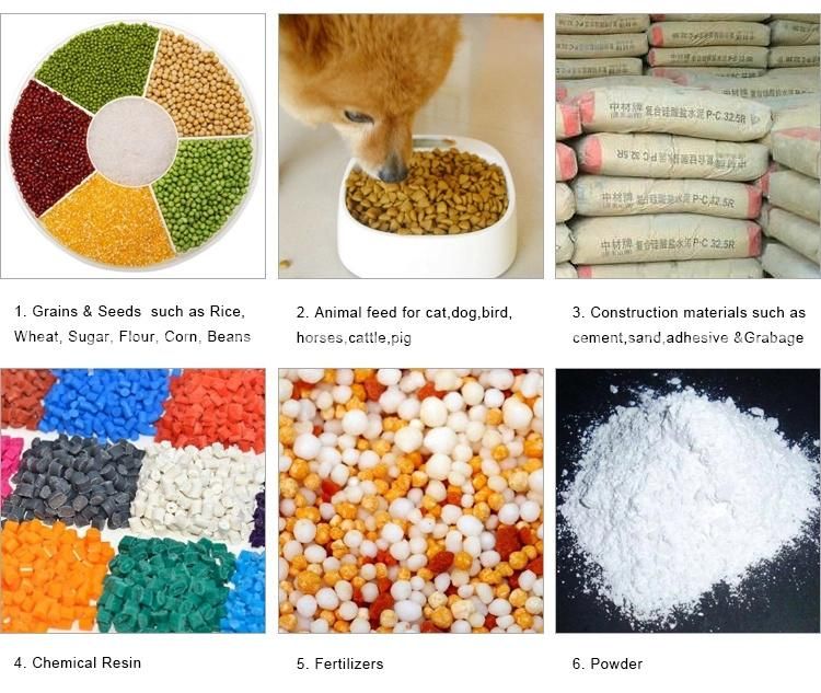 Customized Logo Printed Plastic Rice Flour Feed Fertilizer Postal PP Woven Bag